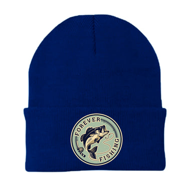 Forever Fishing Embroidered Beanie